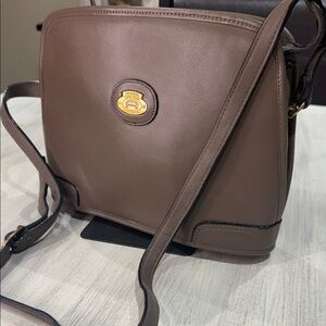 Vintage Etienne Aigner Brown Leather Handcrafted Bag